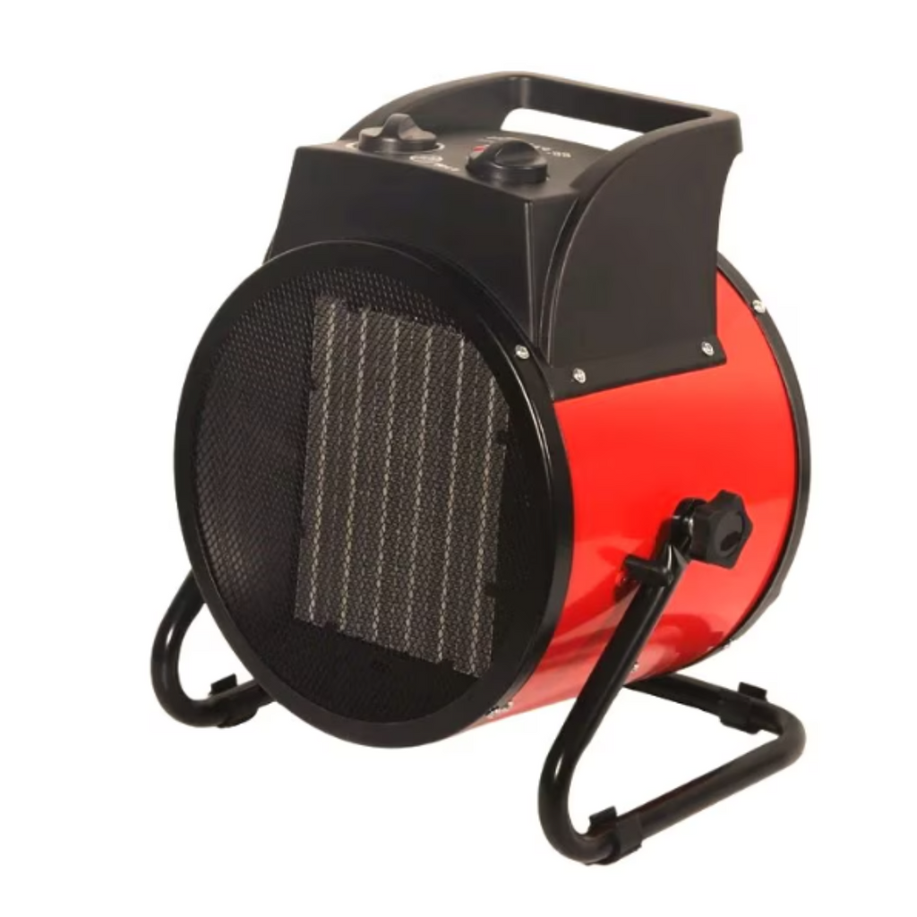 Aeroterma aer cald/rece electrica, cu 3 trepte, termostat si protectie la supraincalzire