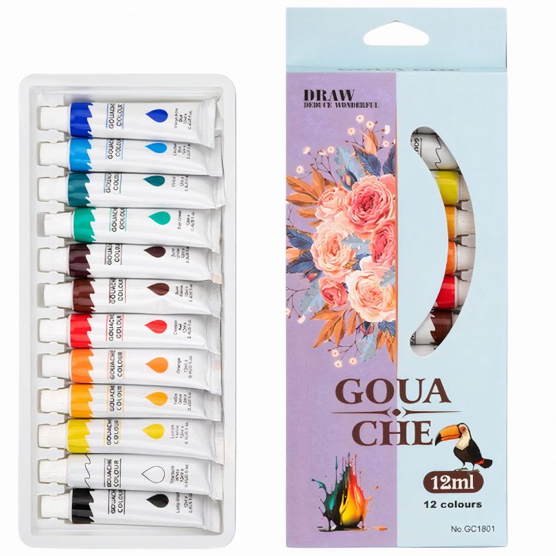 Tempera Acuarele Gouache 12ml la Tub 12/set