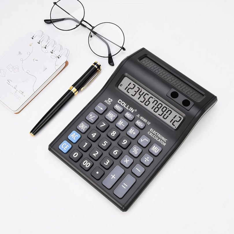 Calculator 2 Fete, Suport Pix, 20x14cm