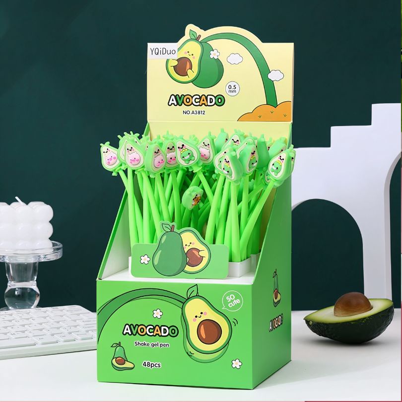 Pix Figurina Avocado 48/Set, cu Cerneala Albastra, 22 cm