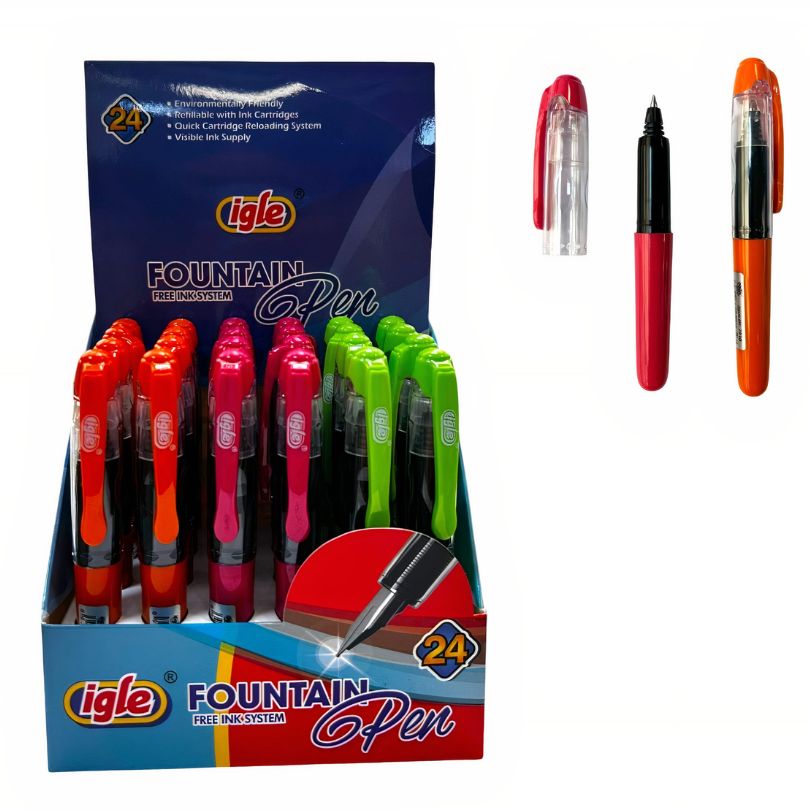 Stilou Tip Pix 24/Set, cu Cerneala, 10 cm