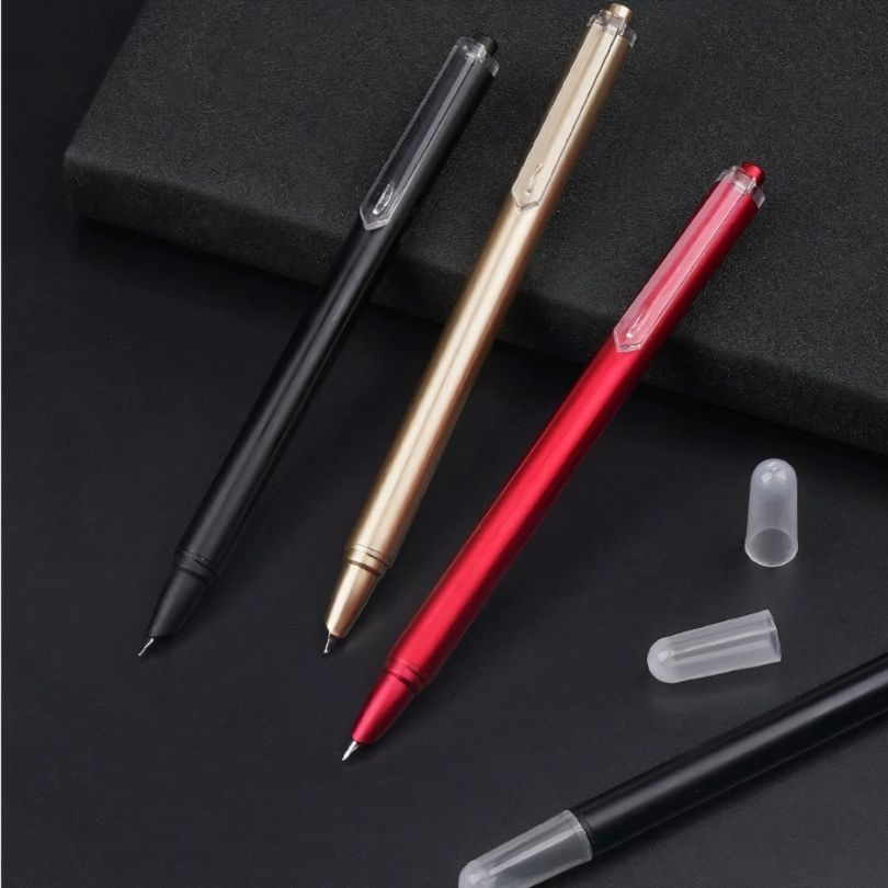 Stilou cu Peniota 12/Set, Model cu Click, 15 cm