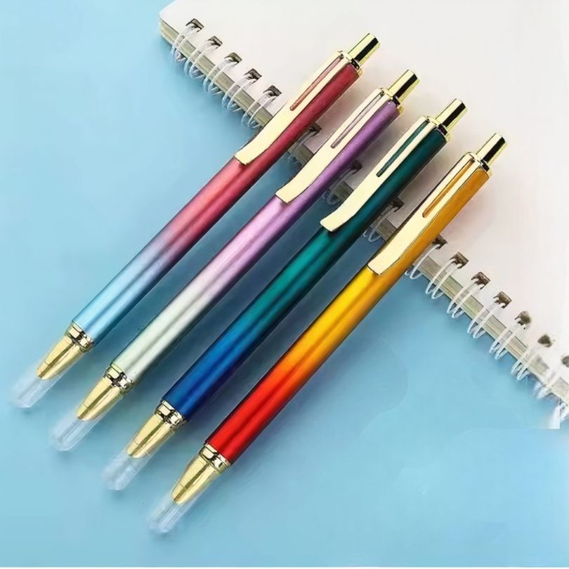 Stilou cu Penita 12/Set, Model Click, 15 cm