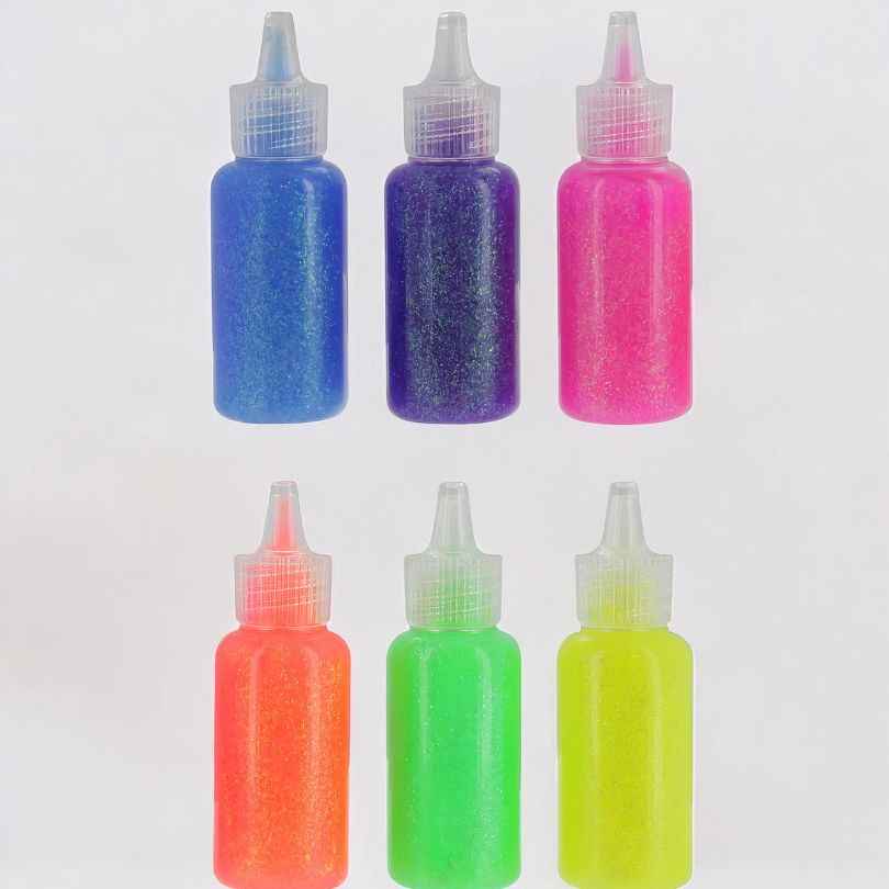 Lipici cu Sclipici 16/Set, 16 Tuburi Colorate