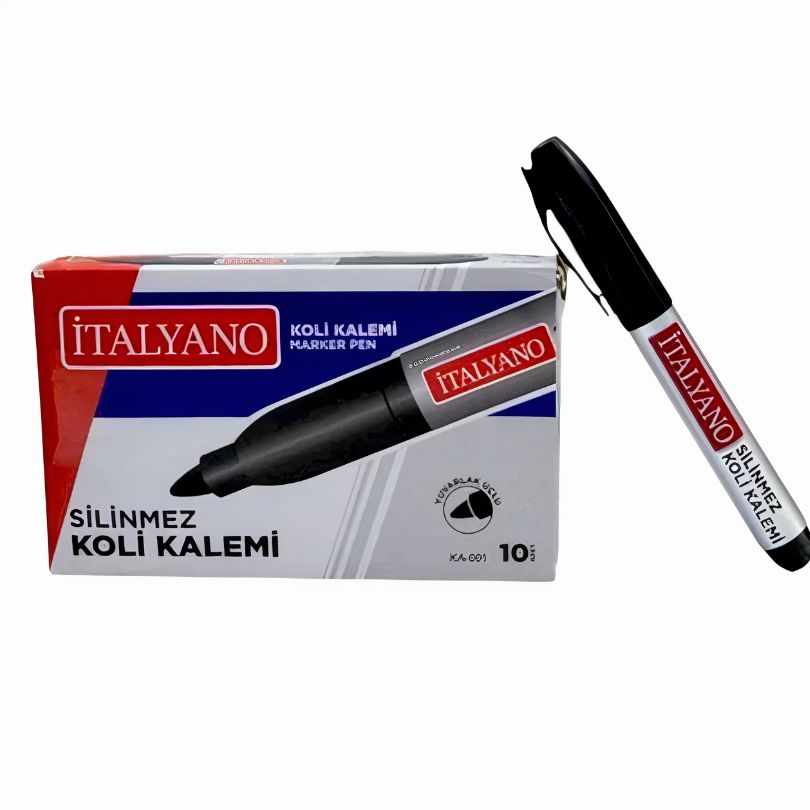 Marker Permanent Italyano 10/Set, Negru