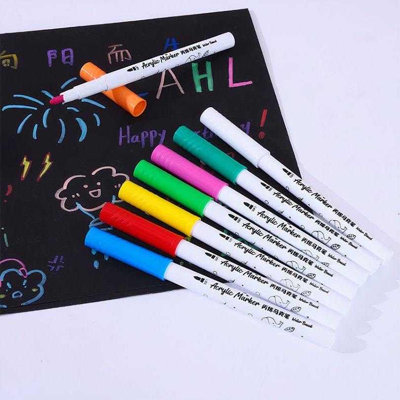 Markere Acrilice 18/Set, Diferite Culori, 15 cm