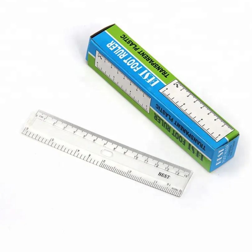 Rigla Flexibila 24/Set, Trasnparenta, 20 cm