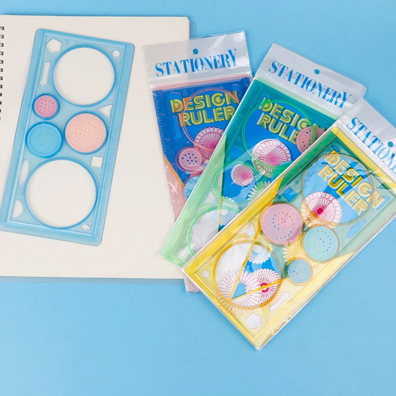 Rigla Spirograf pentru Creatie, 20 cm