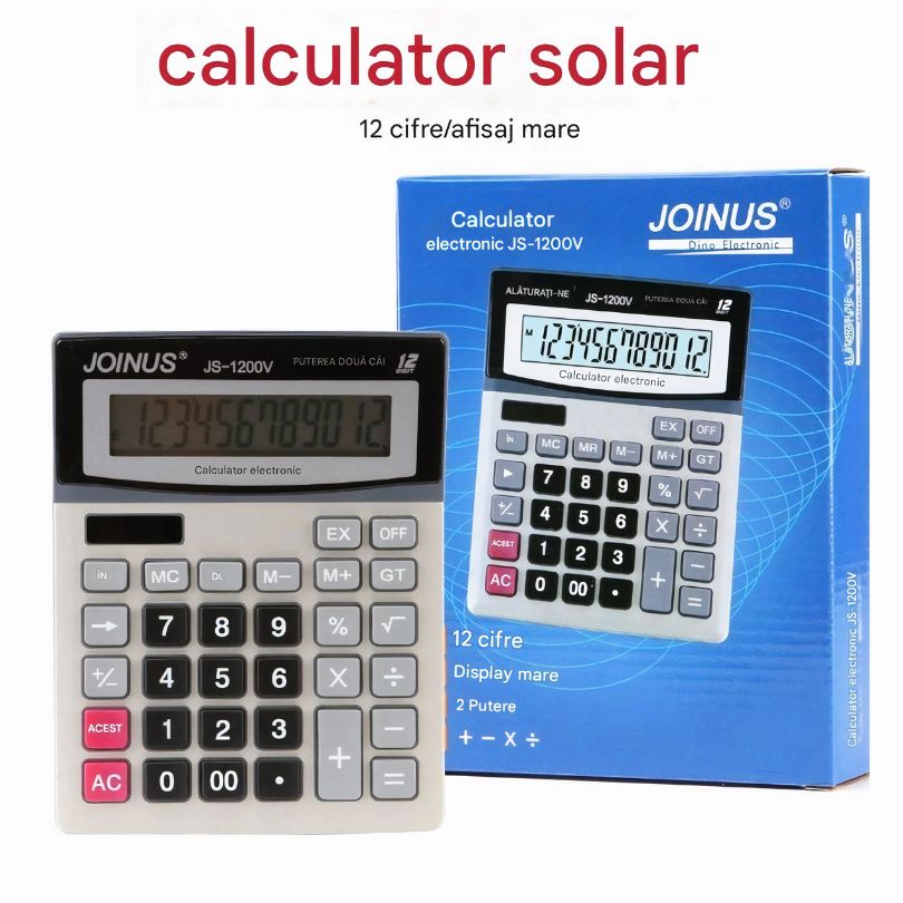 Calculator DM 1200v, cu Afisaj Digital 12 Digiti, 18x14cm