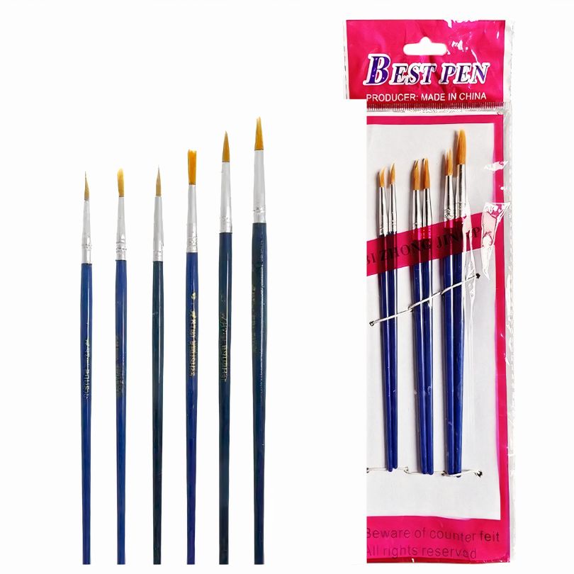 Pensule pentru Pictura 6/set, Diferite Dimensiuni