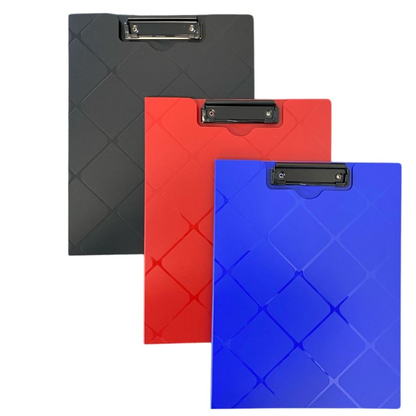 Clipboard A4 Dublu din Plastic 30x24cm, Diferite Culori