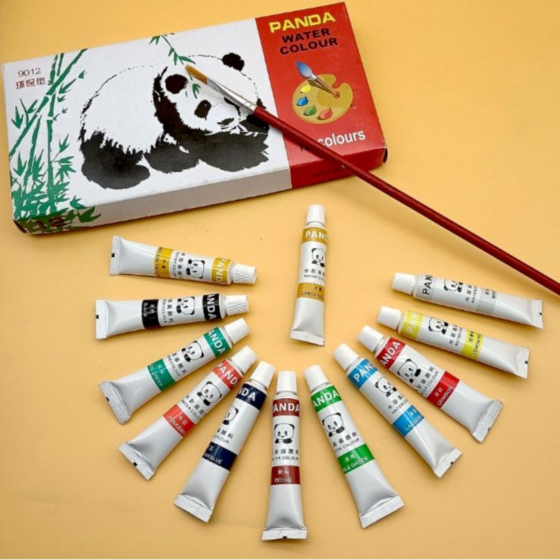 Tempera Acuarele la Tub pe Baza de Apa 6ml, Diferite Culori 12/set